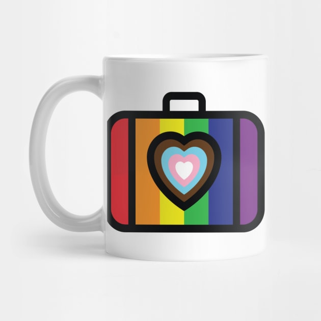 Heart Suitcase Icon - Pride by Rad Love